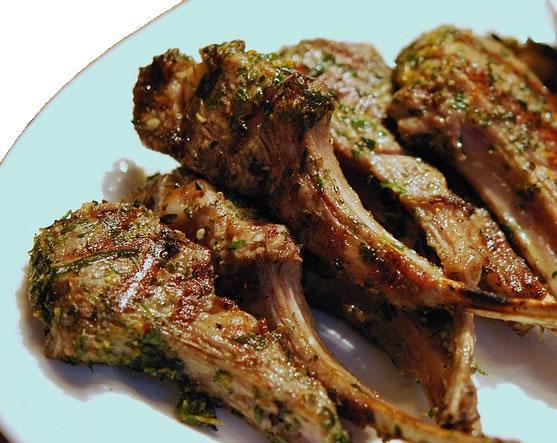 Paidakia · Charcoal grilled baby lamb chops and Greek style fresh cut fries.