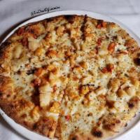 Flavio's Pizza · Shrimp, scallops, and lobster meat.