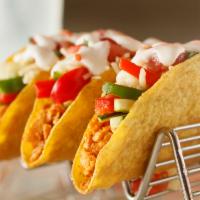 Tacos (3 soft or crispy tacos) · Build your own tacos 