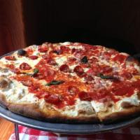 Meat Lovers Pizza · Meatballs, pepperoni, Italian sausage, bacon and ham.