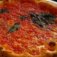 Marinara Pizza · Extra tomato sauce, spices and spicy olive oil.