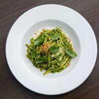 Pesto Genovese  · Ligurian Trofie Pasta, Parmesan
