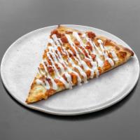 Buffalo Chicken Pie ·  Breaded chicken tossed in our famous Buffalo sauce over mozzarella and drizzled with ranch ...