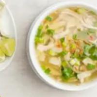 P02. Chicken Pho · Pho ga. Chicken soup noodle.