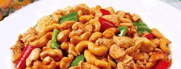 Quart Chicken with Cashew Nuts · With rice.