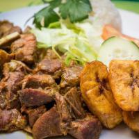 Curried Goat Meat Dish · Small.