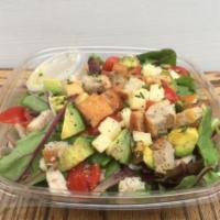 Smoked Trout Salad · Avocado, apple, cherry tomato, chives, walnut croutons and lemon vinaigrette. Served with or...