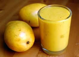 Mango Lassi · Traditional yogurt and mango drink.