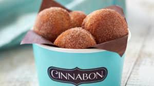 CinnaSweeties™ · Bite-sized doughnut treats, rolled in our famous Cinnamon sugar. These dippable treats are served with a cup of frosting.