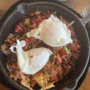 Chorizo Skillet · Chorizo sausage, green and red bell peppers and onions.