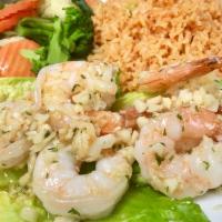 Camarones Al Ajillo · garlic shrimp