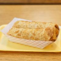 Corn Beef Egg Roll  · corned beef and coleslaw put into an eggroll wrap and fried to perfection!