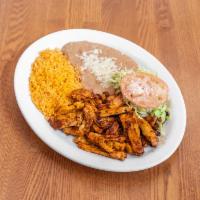 Grilled Chicken Plate · Choice of tortilla.