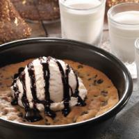 Deep Dish Cookie · Oversized, Oven-Baked Chocolate Chip Cookie Topped with premium Vanilla Ice Cream and Chocol...