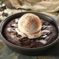 Eight Chocolate Brownie Bliss · A Ghirardelli Brownie with Five Types of Chocolate Served Warm with a Scoop of Premium Vanil...