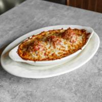 Baked Spaghetti · Regular. Our classic spaghetti topped with our delicious three cheese blend and baked to per...