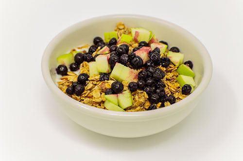 Yogurt · Yogurt Topped With with house toasted granola and fresh fruit.