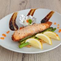 4. Salmon · Served with side of your choice.