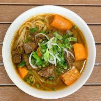 14A. PHO BO KHO BEEF STEW - EGG NOODLES XL · Vietnamese Beef stew with slow cooked beef and tendon served with noodles in stew broth