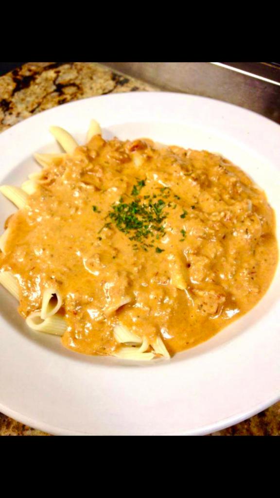 Pasta Bolognese · Our beef bolognese sauce with your choice of pasta. Add chicken or shrimp for an additional charge.