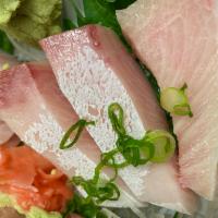 Kanpachi Sashimi   · Piece of fish.