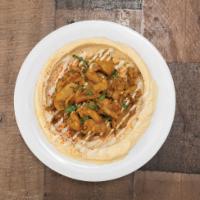 Meatless Shawarma Bowl · Hummus and grilled chicken shawarma. Served with pita bread and a side of schug spicy sauce,...