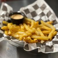 Baked Fries · Baked and Served with Yummy Sauce