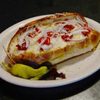 Meatball Sandwich · Housemade pork and beef meatballs in red sauce with mozzarella, Parmesan, red onion and mama...