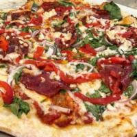Create Your Own Whole Pizza · Served with Mozzarella cheese. Vegan cheese available.