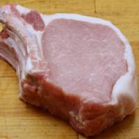 BB - 16 oz. Double-Cut Pork Chop · Each cryo-vac packed (raw/uncooked)