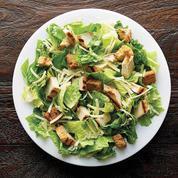 Chicken Caesar Salad · Grilled, 100% antibiotic-free chicken breast, romaine, Asiago, croutons, Caesar dressing and toasted herb focaccia.