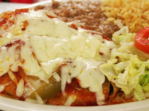 Chilli Relleno · A poblano pepper stuffed with ground beef, cheese, or chicken and chorizo, fried in egg batter. Topped with ranchero sauce and melted cheese (no tortillas).