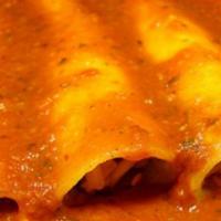 3 Vegetarian Enchiladas ·  Served with rice and beans. Filled with zucchini, yellow squash, onions, corn, bell peppers...