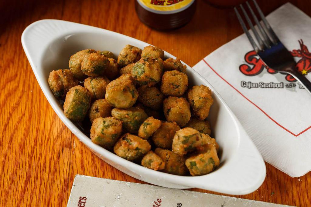 Fried Okra · Our delicious okra battered and fried to perfection.