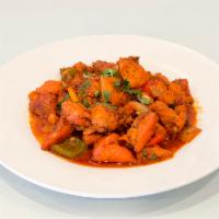 Chicken 555 · A crisp South Indian chicken, flour, salt, ginger garlic paste, garam masala and pepper powd...