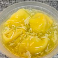 20. Wonton Egg Drop Soup · Soup that is made from beaten eggs and broth.