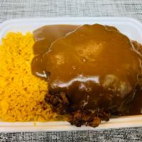 C3. Roast Pork Egg Foo Young Combination Platter · Mild sweet meat that has been roasted.