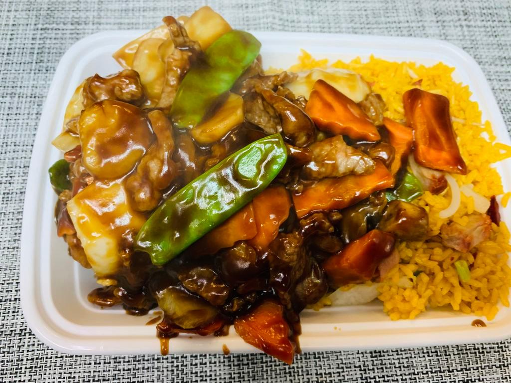 C5. Beef with Chinese Vegetable Combination Platter · Protein.