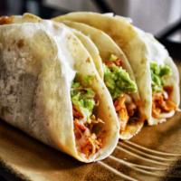 TACOS!!!!!!!!!!!!! · (3) corn tortillas with your choice of 1 of the following;
Please choose either pulled pork,...