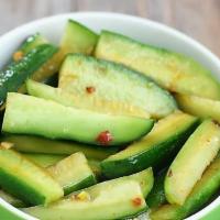 4. Cucumber with Szechuan Spicy Sauce · Spicy.