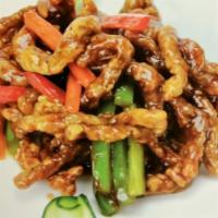 3. Crispy Spicy Shredded Beef · Spicy.