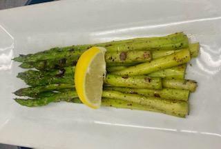Asparagus · Grilled with lemon