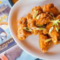 Mexican Lime Garlic Wings  · Fried chicken wing tossed in a homemade zesty sauce