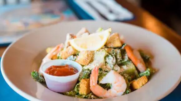 Shrimp Caesar Salad  · 