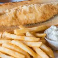 Fried Haddock Dinner   · Deck-hand portion or captain's portion.