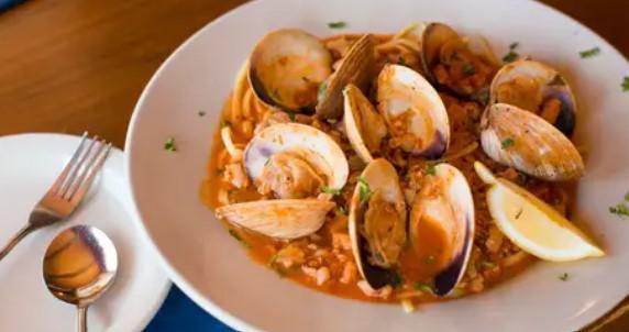 White Clam Sauce Dinner · Loaded with chopped and fresh clams.