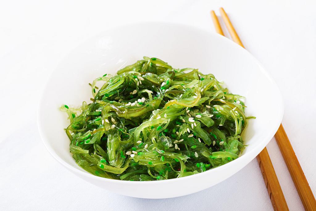 1. Seaweed Salad · Salad with a seasoned microalgae base. 