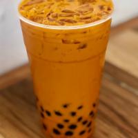 Thai tea · 20 oz.  Please let us know would you want boba or not