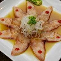 Yellowtail Heaven Special · Thinly sliced yellowtail and ponzu sauce.