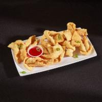 Crabmeat Cheese Wontons · Six pieces.